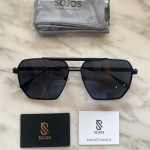 NWT - SOJOS Retro Oversized Aviator Polarized Sunglasses